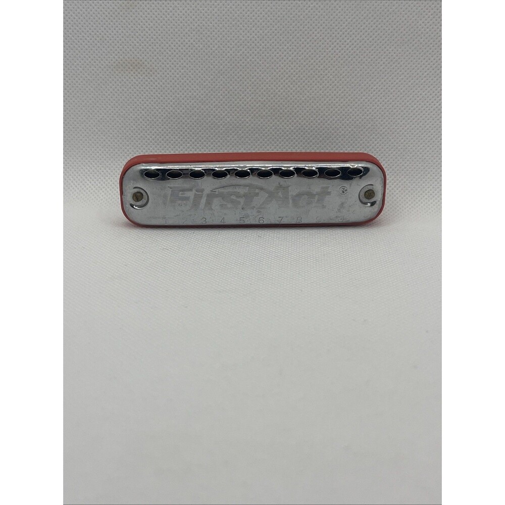 First Act Discovery Harmonica Silver Color Metal Learn To Play